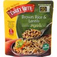 Tasty Bite Rice - Brown Rice And Lentils - Organic - 8.8 Oz - Case Of 6 For Discount