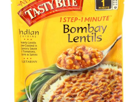 Tasty Bite Entree - Indian Cuisine - Bombay Lentils - 10 Oz - Case Of 6 Discount