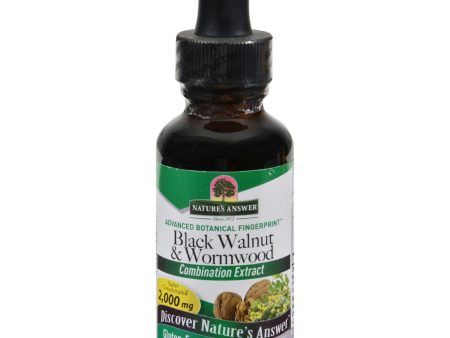 Nature s Answer Black Walnut And Wormwood Complex Alcohol Free - 1 Fl Oz For Cheap