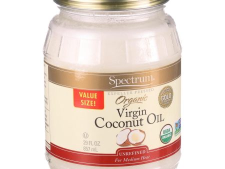 Spectrum Naturals Coconut Oil - Organic - Virgin - Unrefined - 29 Oz Cheap