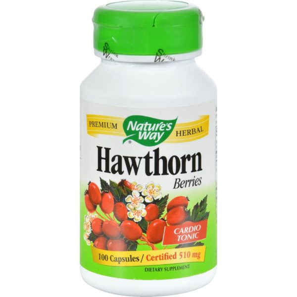 Nature s Way Hawthorn Berries - 510 Mg - 100 Capsules Discount