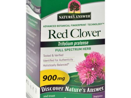 Nature s Answer Red Clover Tops - 90 Caps Hot on Sale