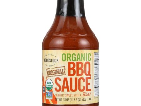 Woodstock Bbq Sauce - Organic - Original - 18 Oz - Case Of 12 Fashion