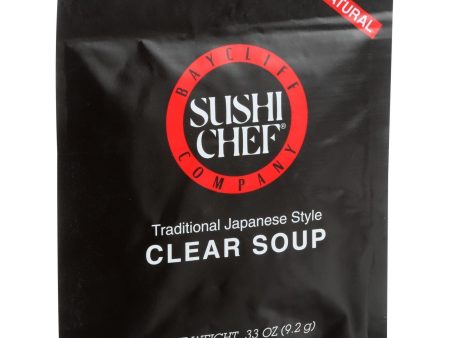 Sushi Chef Soup Mix - Clear - Traditional Japanese Stye - .33 Oz - Case Of 12 For Sale