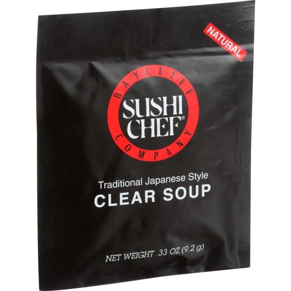 Sushi Chef Soup Mix - Clear - Traditional Japanese Stye - .33 Oz - Case Of 12 For Sale