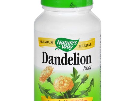 Nature s Way Dandelion Root - 100 Capsules Hot on Sale