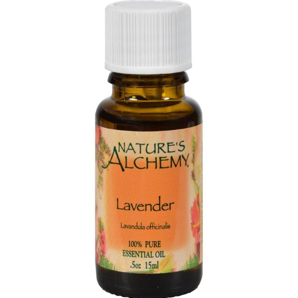 Nature s Alchemy 100% Pure Essential Oil Lavender - 0.5 Fl Oz For Sale