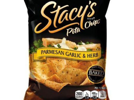 Stacey s Pita Chips - Parmesan Garlic Herb - 1.5 Oz - Case Of 24 Cheap