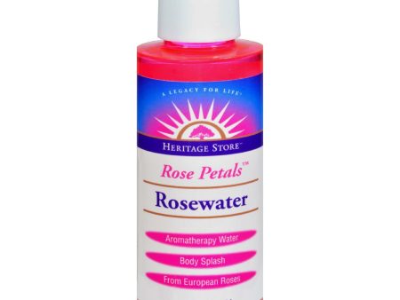 Heritage Products Rose Petals Rosewater - 4 Fl Oz Sale