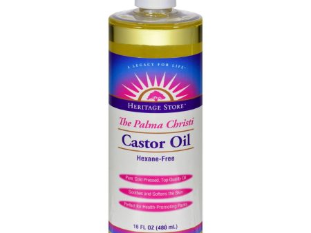 Heritage Products Castor Oil Hexane Free - 16 Fl Oz Online