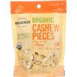 Woodstock Nuts - Organic - Cashews - Pieces - Raw - Fancy - 7 Oz - Case Of 8 Hot on Sale