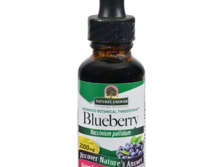 Nature s Answer Blueberry Leaf - 1 Fl Oz Cheap