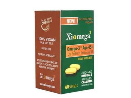 Xiomega3 Omega3 - Chia Oil - Age 45+ - 60 Softgels For Sale