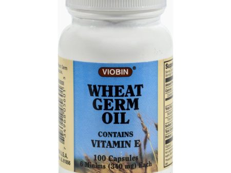 Viobin Wheat Germ Oil - 340 Mg - 100 Capsules Supply