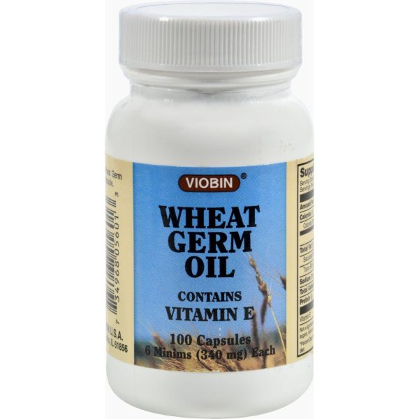 Viobin Wheat Germ Oil - 340 Mg - 100 Capsules Supply