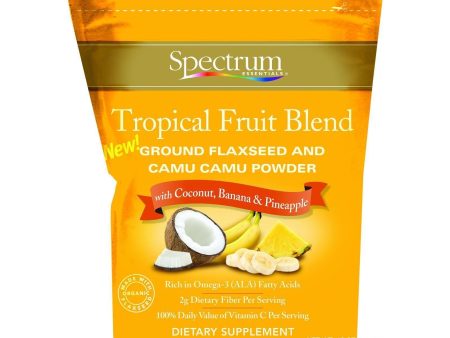 Spectrum Essentials Ground Flaxseed And Camu Camu Powder - Tropical Fruit Blend - 12 Oz For Discount