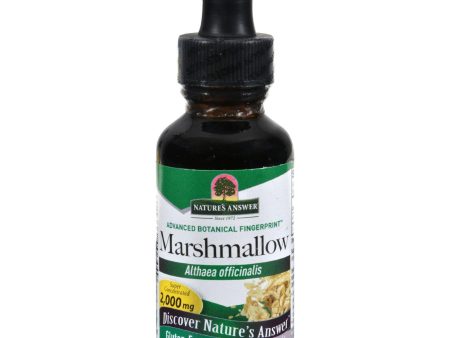 Nature s Answer Marshmallow Root Alcohol Free - 1 Fl Oz on Sale