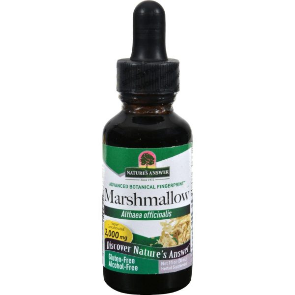 Nature s Answer Marshmallow Root Alcohol Free - 1 Fl Oz on Sale