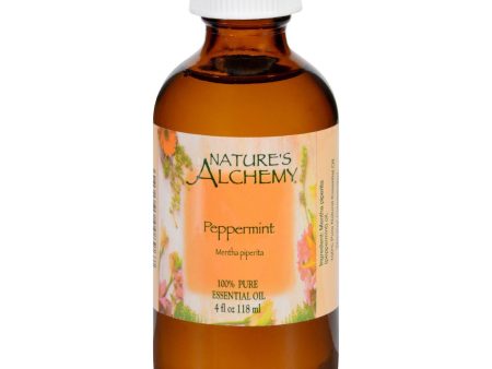 Nature s Alchemy Essential Oil - 100 Percent Pure - Peppermint - 4 Fl Oz Sale