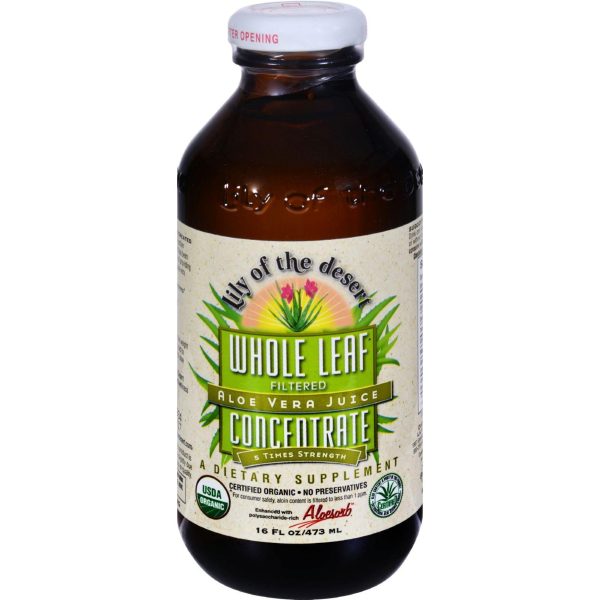 Lily Of The Desert Aloe Vera Juice Whole Leaf Concentrate - 16 Fl Oz on Sale