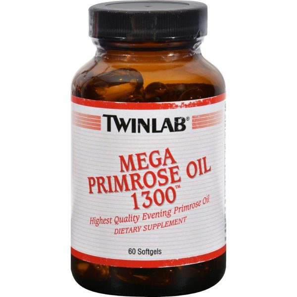 Twinlab Mega Primrose Oil - 1300 Mg - 60 Softgels Fashion