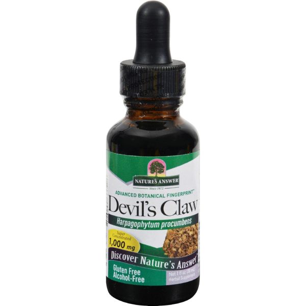 Nature s Answer Alcohol Free Devil s Claw Root - 1 Oz Cheap