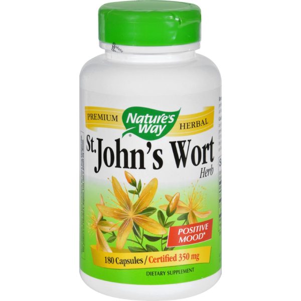 Nature s Way St John s Wort Herb - 180 Capsules Discount