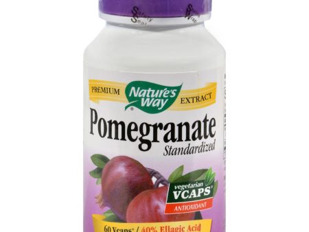 Nature s Way Pomegranate Standardized - 60 Vegetarian Capsules Discount