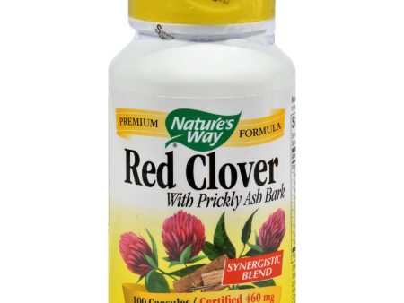 Nature s Way Red Clover With Prickly Ash Bark - 100 Capsules Fashion