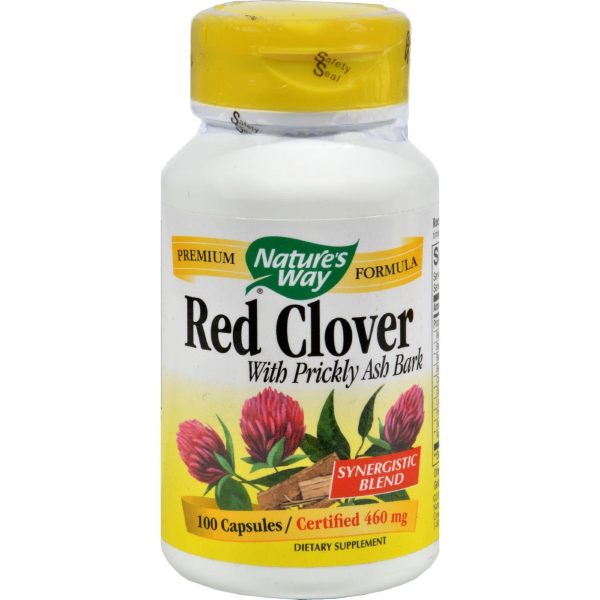 Nature s Way Red Clover With Prickly Ash Bark - 100 Capsules Fashion