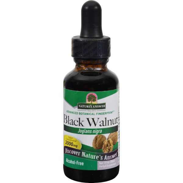 Nature s Answer Black Walnut Hulls Alcohol Free - 1 Fl Oz For Cheap