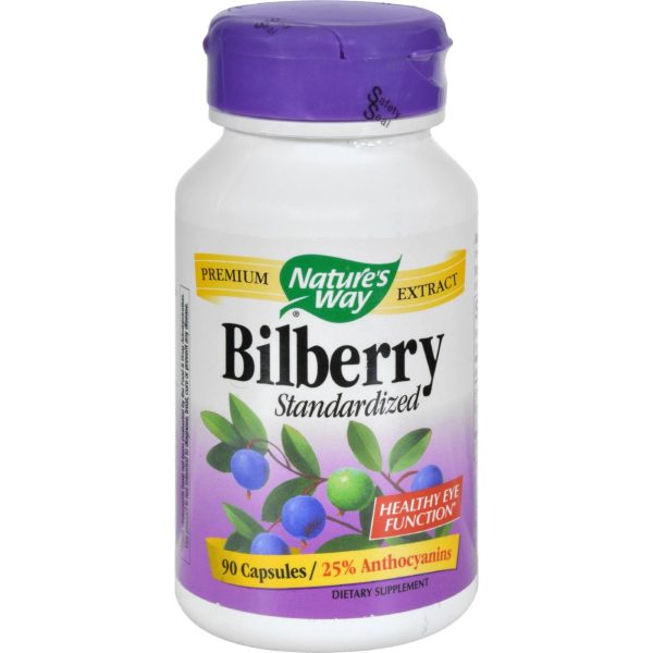 Nature s Way Bilberry Standardized - 80 Mg - 90 Capsules For Discount