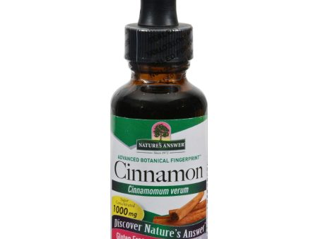 Nature s Answer Cinnamon Bark - 1 Fl Oz Online Hot Sale