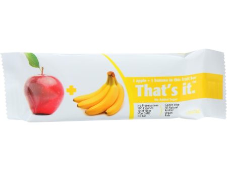 That s It Fruit Bar - Apple And Banana - Case Of 12 - 1.2 Oz Online Hot Sale