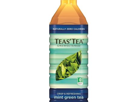 Teas  Tea Unsweetened Mint Green Tea - Case Of 12 - 16.9oz. For Sale