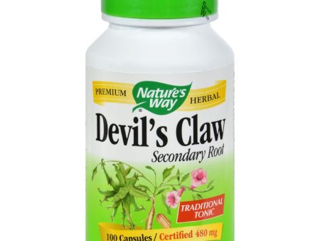 Nature s Way Devil s Claw Secondary Root - 100 Capsules For Discount