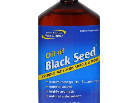 North American Herb And Spice Oil Of Black Seed - 12 Fl Oz on Sale