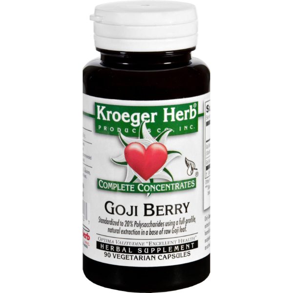 Kroeger Herb Complete Concentrate - Goji Berry - 90 Vegetarian Capsules on Sale