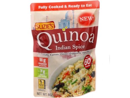 Suzie s Quinoa - Ready To Eat - Indian Spice - 8 Oz - Case Of 6 Cheap