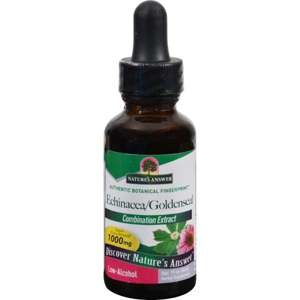 Nature s Answer Echinacea And Goldenseal - 1 Oz Discount