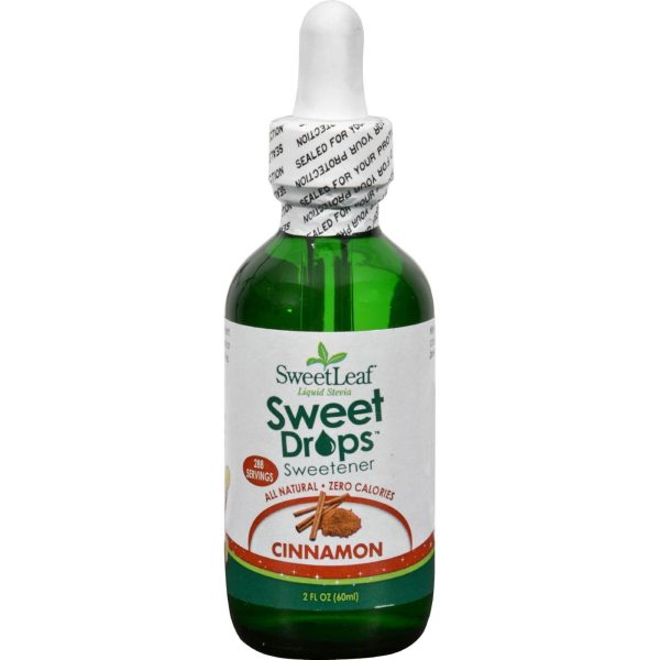 Sweet Leaf Liquid Stevia Cinnamon - 2 Fl Oz Online Sale