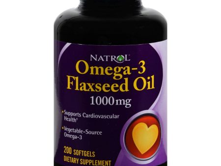 Natrol Flax Seed Oil - 200 Softgels Cheap