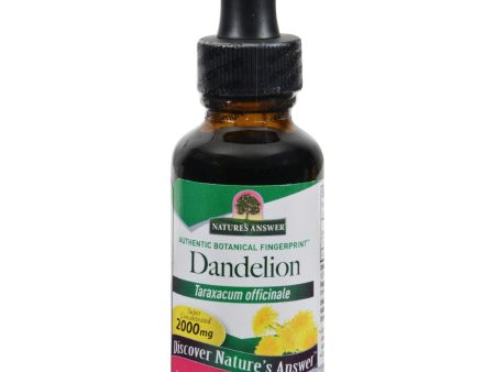 Nature s Answer Dandelion Root - 1 Fl Oz For Cheap