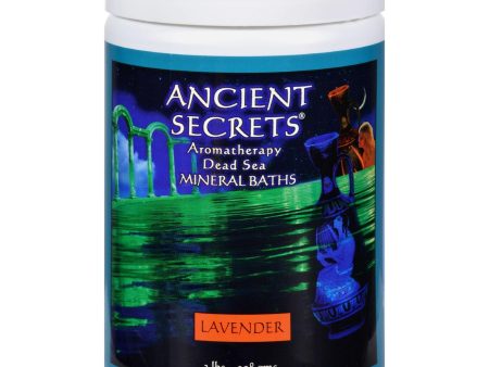 Ancient Secrets Aromatherapy Dead Sea Mineral Baths Lavender - 2 Lbs Sale