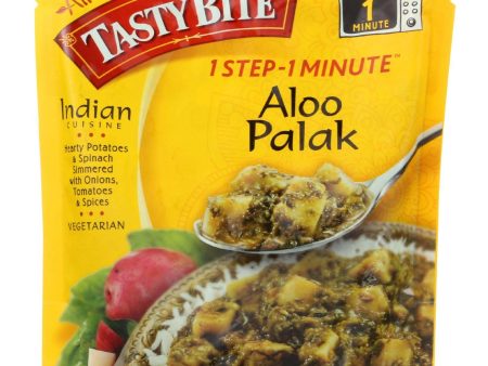 Tasty Bite Entree - Indian Cuisine - Aloo Palak - 10 Oz - Case Of 6 on Sale