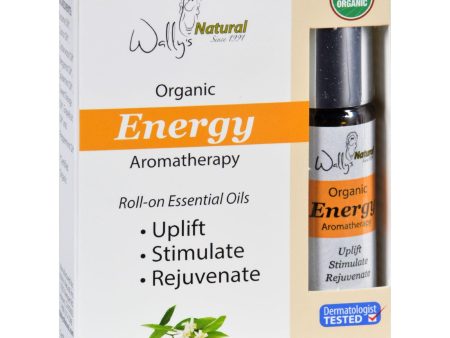 Wallys Natural Products Aromatherapy Blend - Organic - Roll-on - Essential Oils - Energy - .33 Oz Hot on Sale