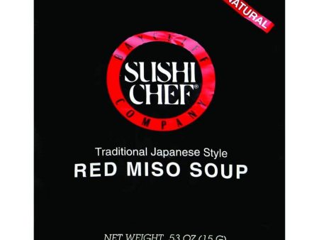 Sushi Chef Soup Mix - Miso Red - .53 Oz - Case Of 12 Online Hot Sale