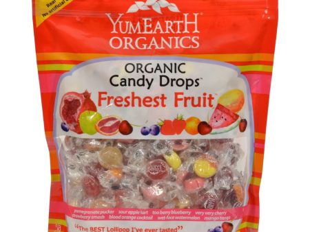 Yummy Earth Organic Candy Drops Freshest Fruit - Case Of 12 - 13 Oz Online Hot Sale