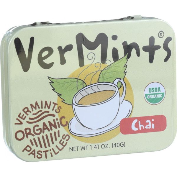 Vermints Pastilles - All Natural - Chai - 1.41 Oz - Case Of 6 Hot on Sale