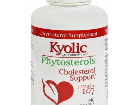 Kyolic Aged Garlic Extract Phytosterols Formula 107 - 240 Capsules Cheap